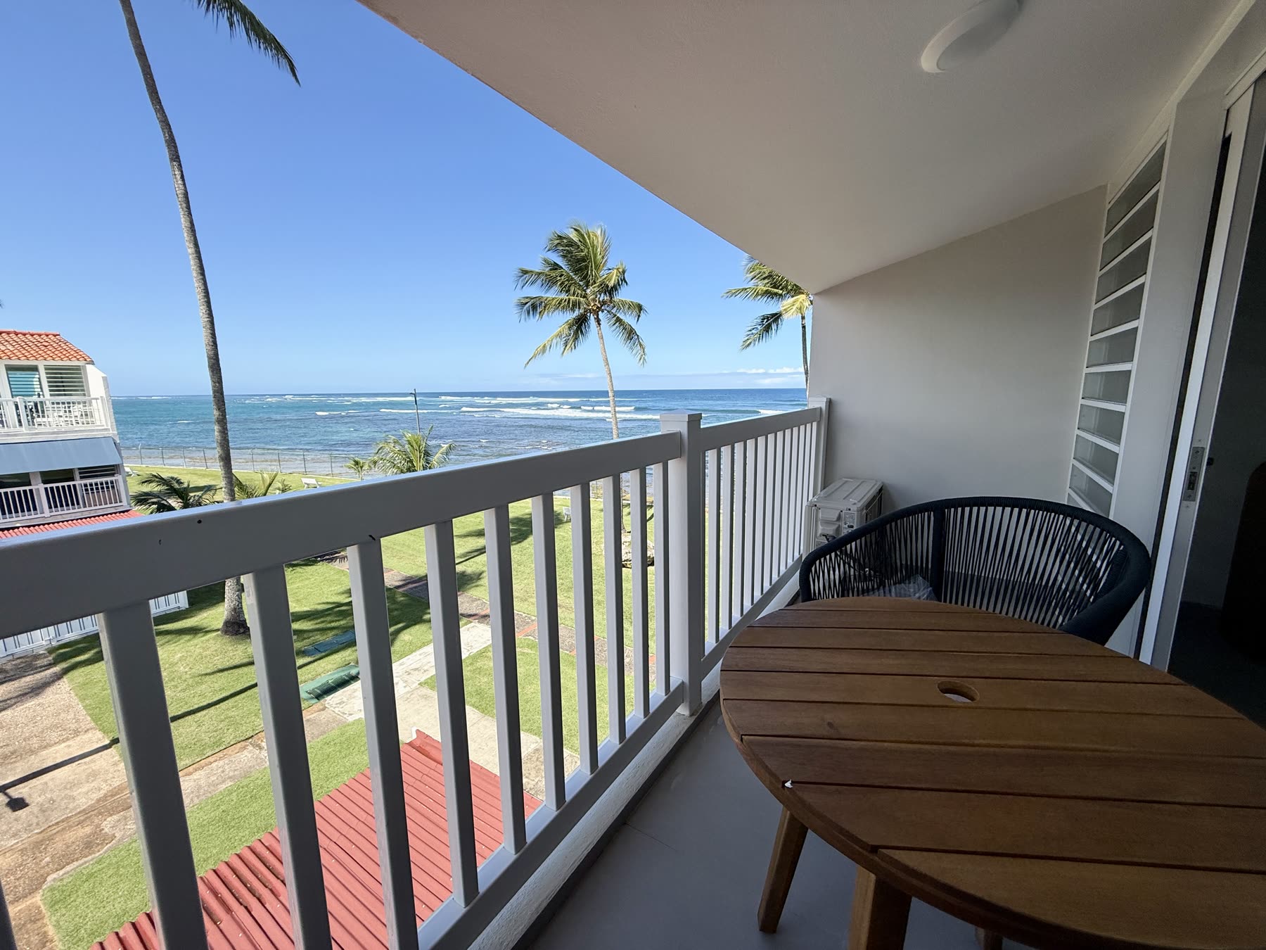 Ocean-view balcony